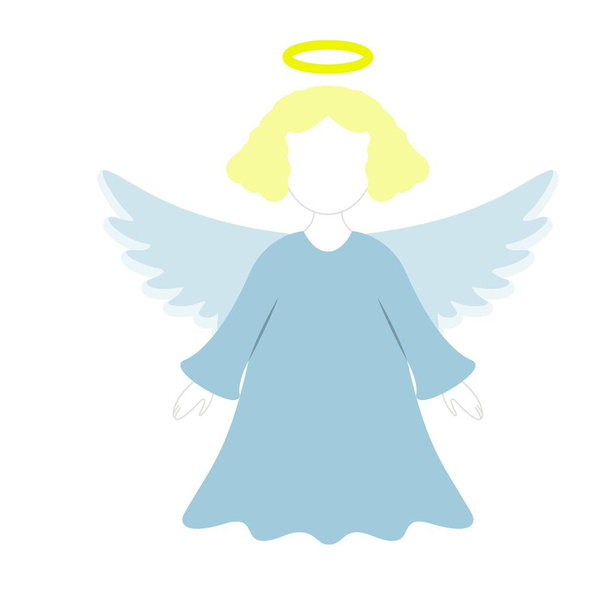 Joulun enkeli ikoni väri
 - Vektori, kuva
