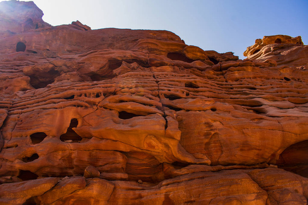 Csodálatos színes kanyon-Egyiptom - Fotó, kép