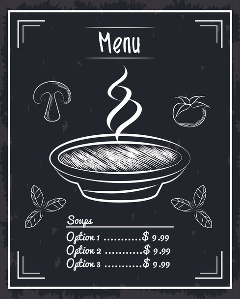 menu restaurante itens
 - Vetor, Imagem
