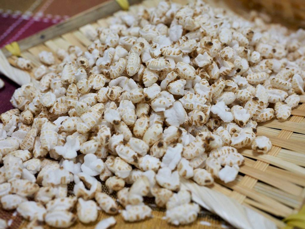  Korejský Cookies napuchlé rýže, hnědá rýže - Fotografie, Obrázek