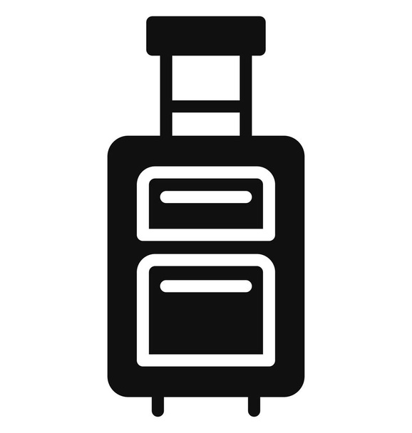 luggage, suitcase Isolated Vector Icon that can be easily modified or edited - Vector, Image
