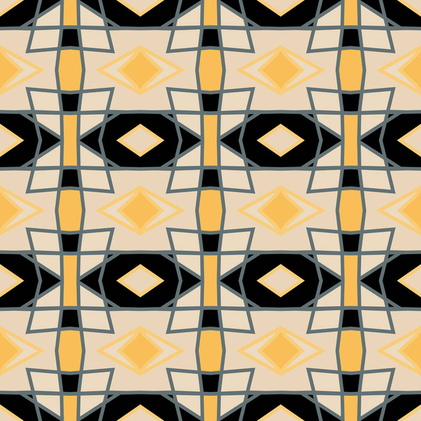 Seamless pattern with arabesques in retro style. Vector illustration. - Vektor, obrázek