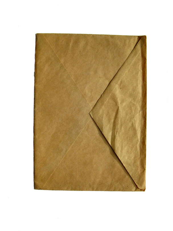 envelope grunge retro
 - Foto, Imagem