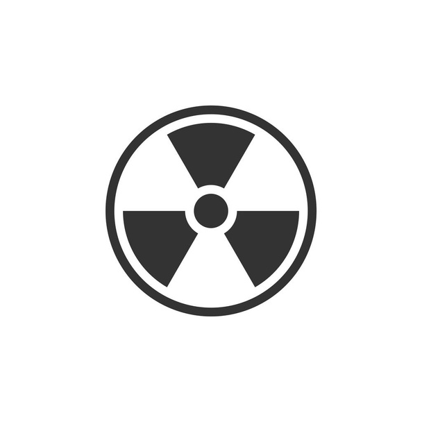 Nuclear Power Icon Logo Template - Vector, Image