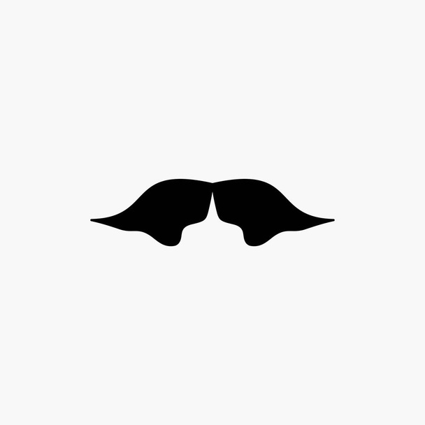 moustache, Hipster, movember, mâle, hommes Glyph Icon. Illustration vectorielle isolée
 - Vecteur, image