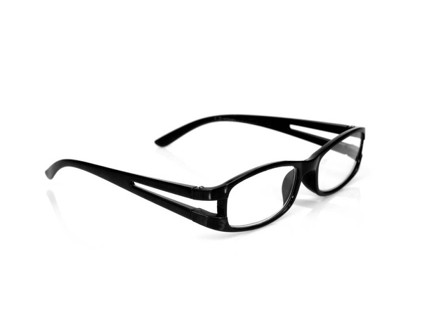 Γυαλιά που απομονώνονται σε λευκό φόντο για εφαρμογή σε πορτρέτο - Φωτογραφία, εικόνα