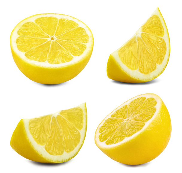 Lemon isolated on white - Foto, afbeelding