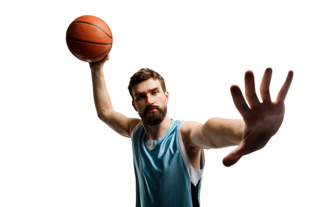 Basketball player in action - Zdjęcie, obraz