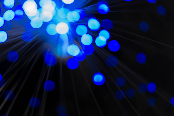 Blurred background with blue lensflares - Фото, зображення