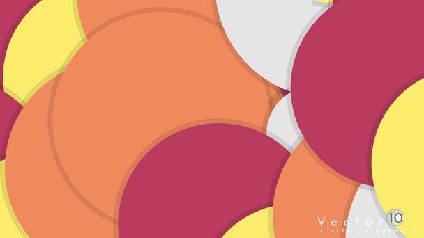 Simple and Colorful Circles Background , Design Vector - eps10 - Vecteur, image