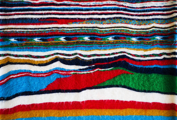 Tezgah Doğu için Türk halı dokuma yün konu çok renkli - Fotoğraf, Görsel