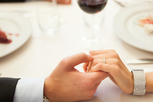 Couple in a restaurant - Fotó, kép