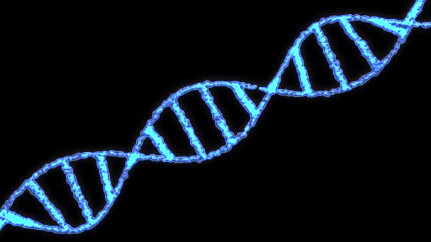 DNA spirala cząsteczki wirujące animacji tła nowej jakości pięknego, naturalnego zdrowia fajne ładne Stockowy wideo - Materiał filmowy, wideo