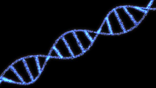 DNA spirala cząsteczki wirujące animacji tła nowej jakości pięknego, naturalnego zdrowia fajne ładne Stockowy wideo - Materiał filmowy, wideo