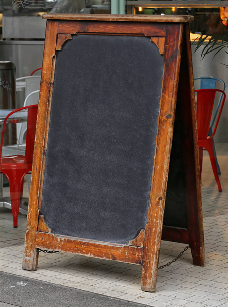 Menu Frame in Front of Restaurant in London - Photo, Image
