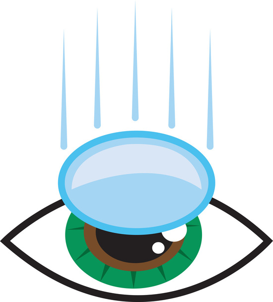 Eye Contact Lens - Vector, Image