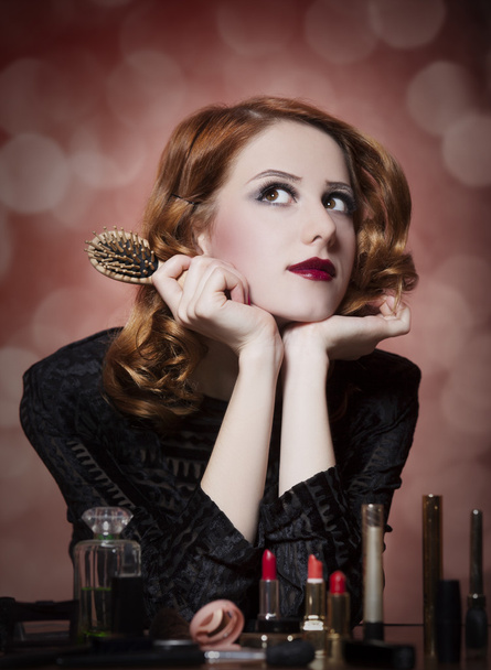 Portrait of beautiful women with cosmetics - Foto, Bild