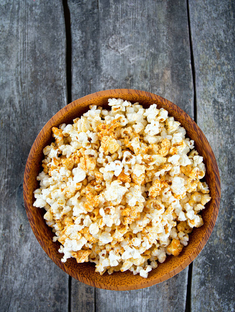 sweet popcorn, close up view - Фото, зображення