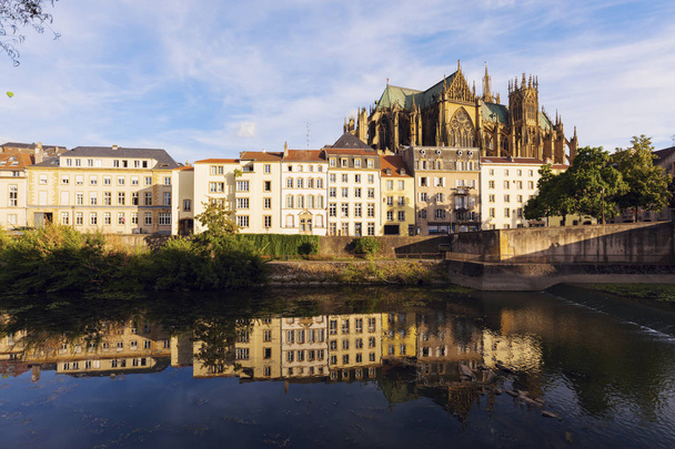 Catedral de Santo Estêvão em Metz. Metz, Grand Est, França
. - Foto, Imagem