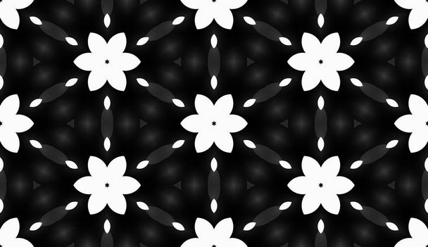 Black and white  figures with fancy elements. Fine structure wallpaper,surface, forms. - Photo, Image