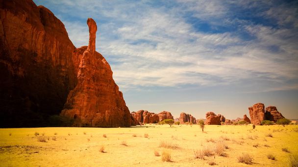 Absztrakt Rock formation fennsíkon Ennedi aka spire, csádi - Fotó, kép
