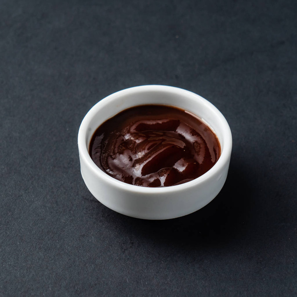 bbq sauce in the bowl, close up - Photo, image