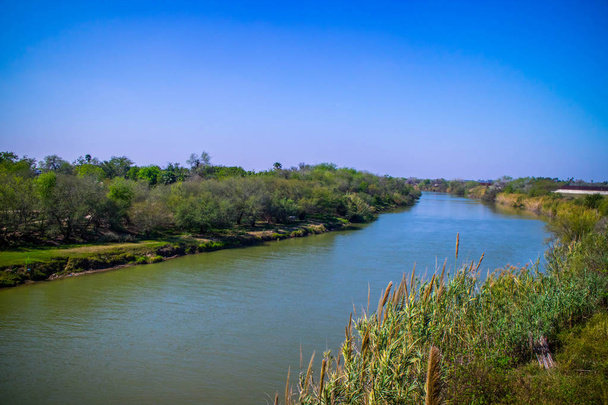The principal Rio Grande River in Nuevo Progreso, Mexico - Photo, Image