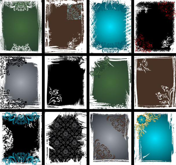 Grunge Frame Collection - Vector, Image