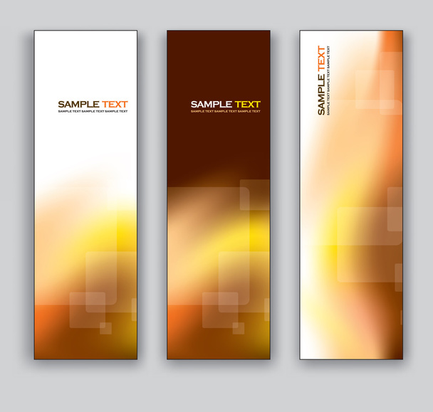 Vector Banners Abstract Backgrounds - Vecteur, image