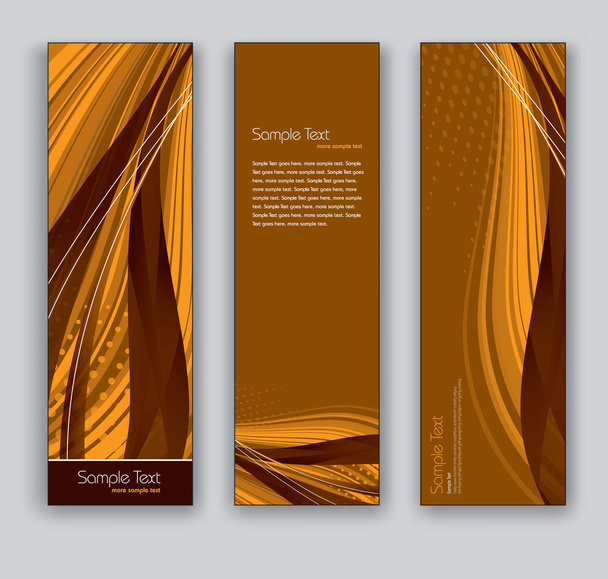 Abstract Banners. Vector Backgrounds. Eps10 Format. - Vector, imagen