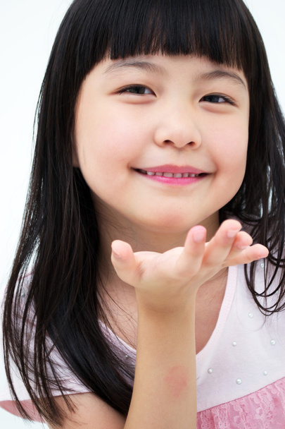 Asian little girl's portrait - 写真・画像