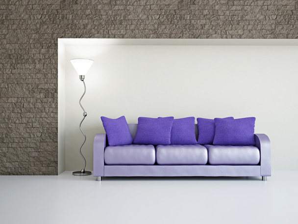 obývací pokoj s pohovkou - Fotografie, Obrázek