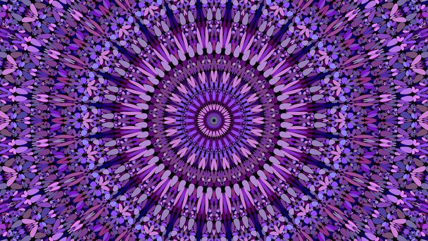 Μοβ floral περίτεχνα μάνταλα μοτίβο φόντου σχεδιασμός - αφηρημένο μποέμ διανυσματικά εικονογράφηση - Διάνυσμα, εικόνα