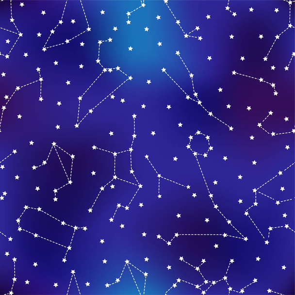 Patrón vectorial del zodíaco
 - Vector, imagen