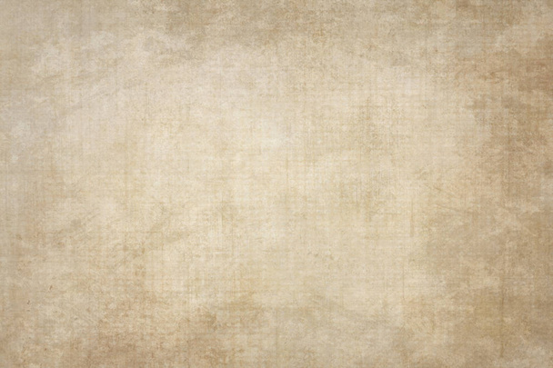 Ruige gerimpeld beige bruine papieren achtergrond - Foto, afbeelding