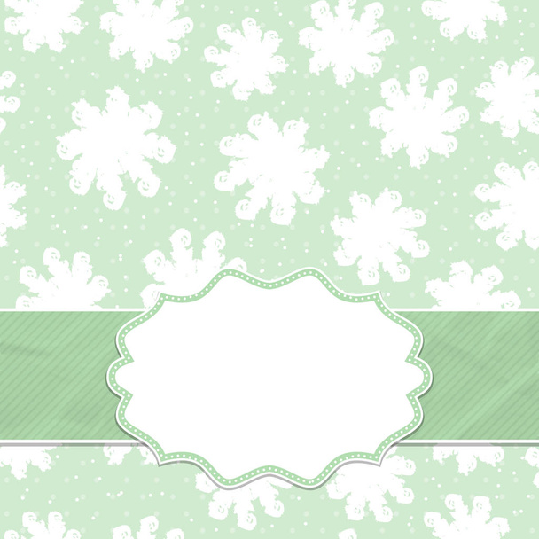 This is a Christmas and New Year frame - Vector, Image