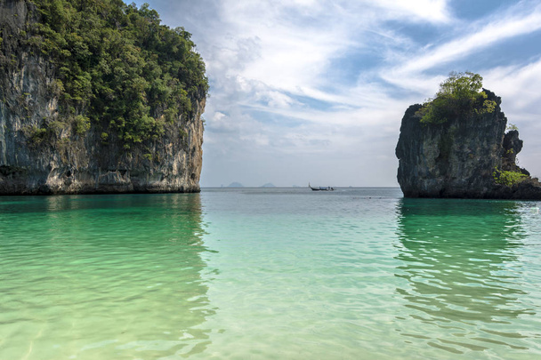 Andamán-tenger strand Zoltán sziget, turisztikai paraise, Thaiföld - Fotó, kép