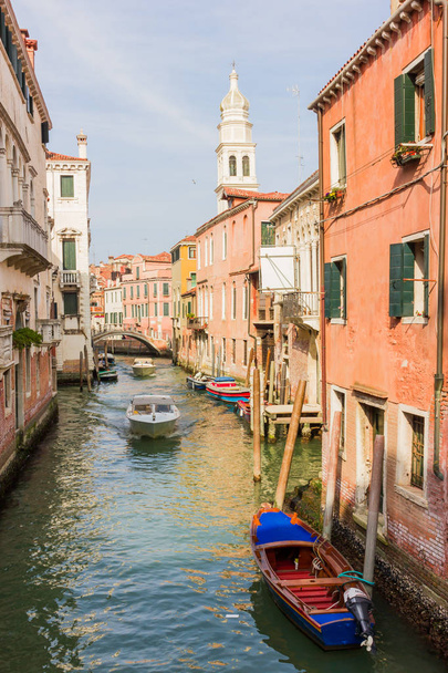 Venezia Venedik Kanal Görünümü - Fotoğraf, Görsel
