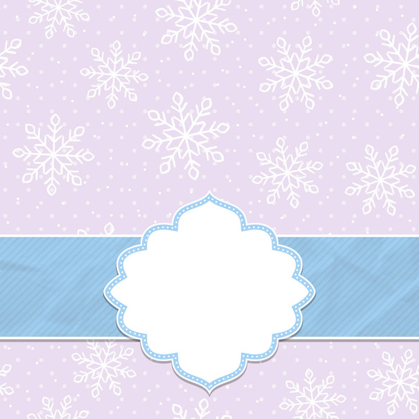 This is a Christmas and New Year frame - Vector, imagen