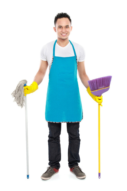 male cleaning service - 写真・画像