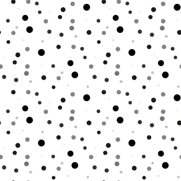 Безшовний візерунок крапки поляка. Чорні крапки на білому тлі. Векторні ілюстрації. епс10
 - Вектор, зображення