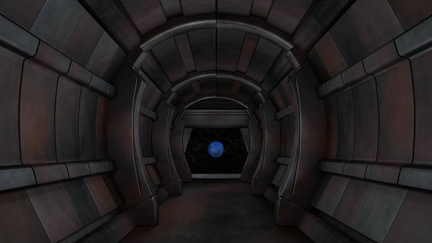 Space environment, ready for comp of your characters.3D rendering - Photo, Image