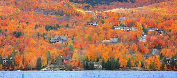 Panoramic view of Mont Tremblant village in Quebec - Photo, Image