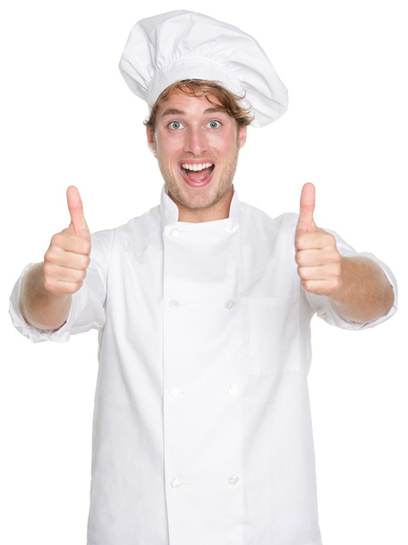 Chef happy thumbs up - Φωτογραφία, εικόνα