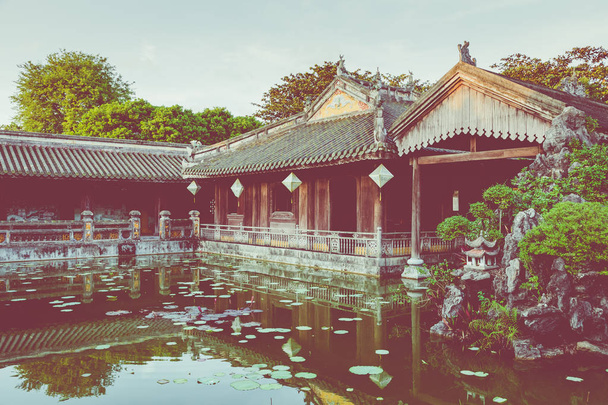 Palacio Real Imperial de la dinastía Nguyen en Hue, Vietnam. Unesco Patrimonio de la Humanidad
. - Foto, imagen