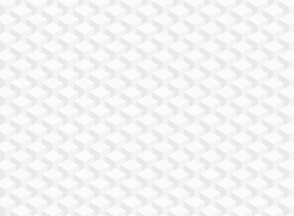 Abstract of white gray geometric cube pattern data background, vector eps10 - Vector, Imagen