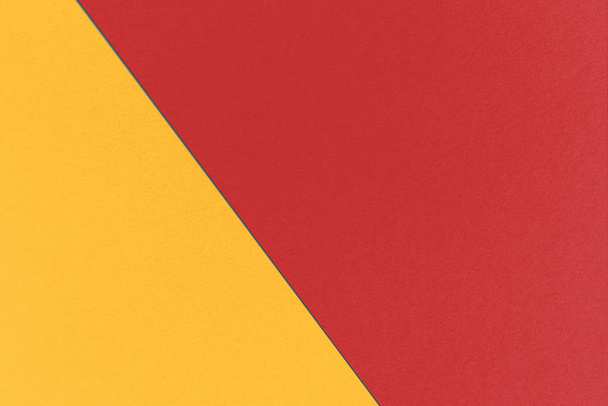 Geometryczne tło Boże Narodzenie z Firebrick i pomarańczowo-żółte kolory, tekstury papieru akwarela - Zdjęcie, obraz
