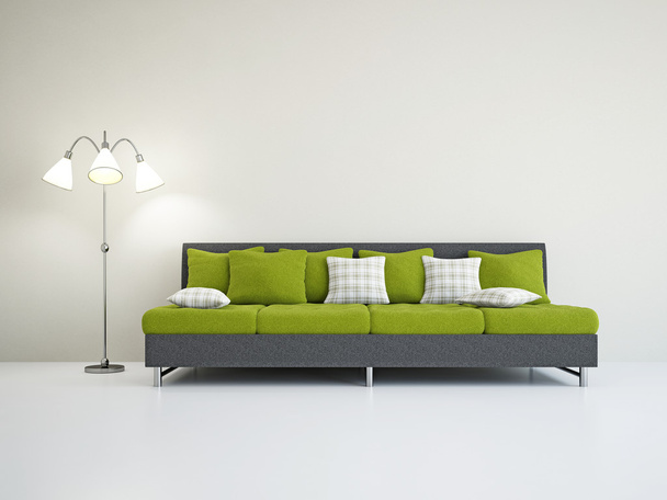 Livingroom with sofa - Foto, afbeelding