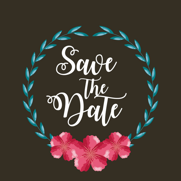 save the date card - Vector, Image