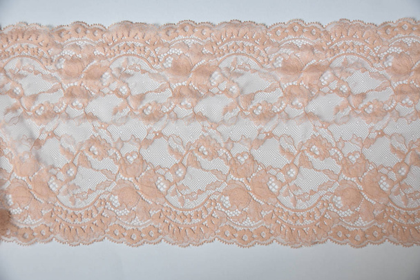 Lace fabric background. art soft focus - Photo, Image